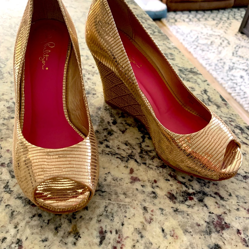 Lilly Pulitzer heeled espadrilles